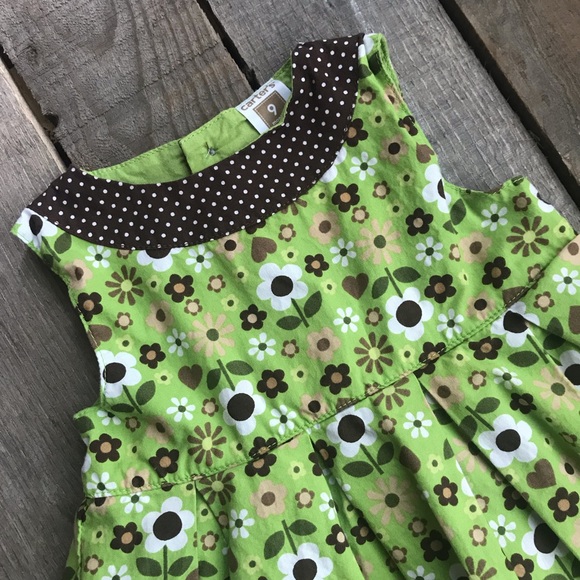 Precious Carter’s floral sundress. EUC- Size 9 mo. - Picture 2 of 4